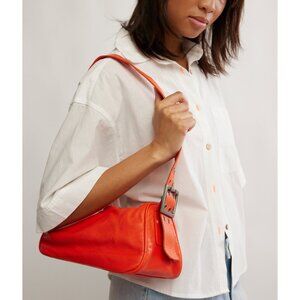 Free People Vibrant Orange Shoulder Bag